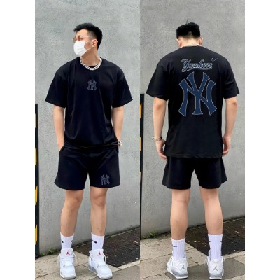Đồ Bộ Nam Mùa hè in hình cực chất NY Yaankes, áo thun cotton cực mát