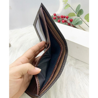 Ví nam vân voi dáng ngang nhiều ngăn đựng tiền màu nâu và đen siêu đẹp giaynamdep699