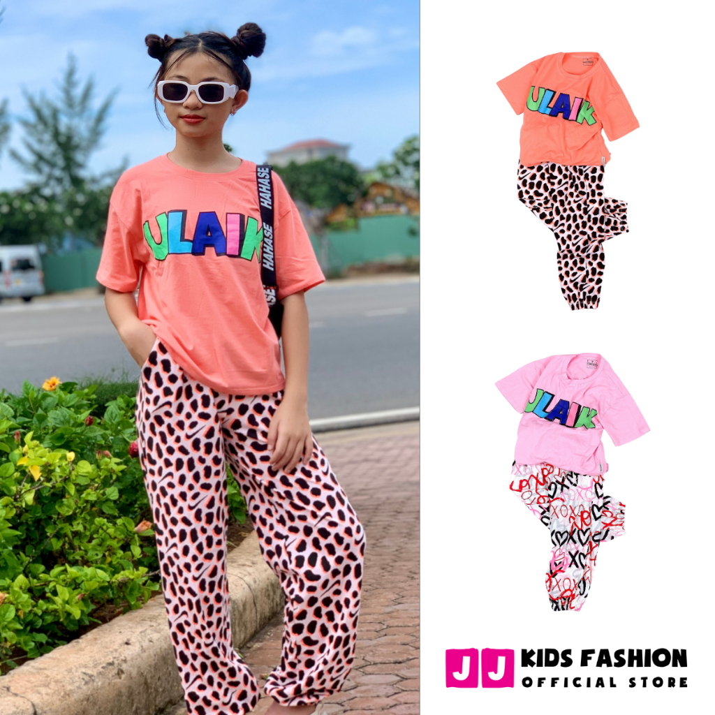 Bộ Cộc Tay Bé Gái Vải Cotton In Hình Dễ Thương – Quần Áo Trẻ Em | JJ Kids Fashion