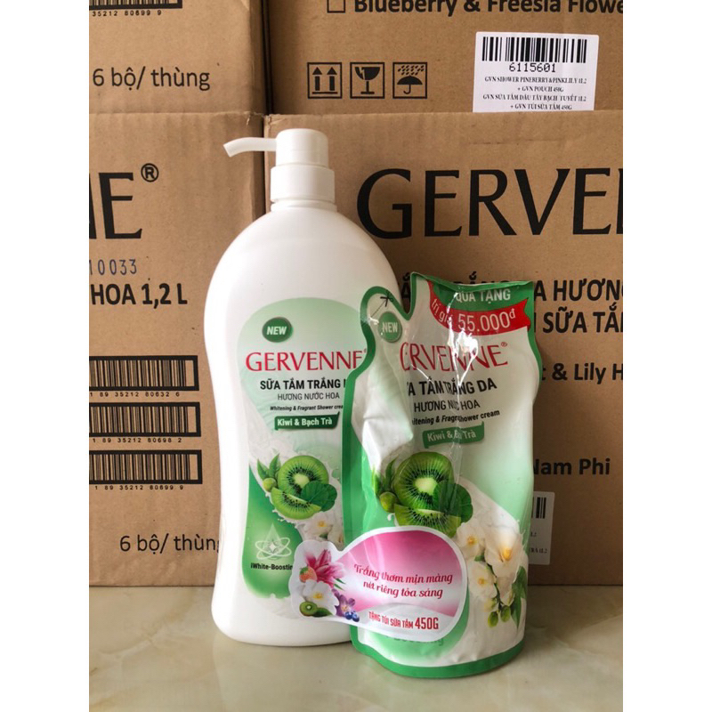Sữa Tắm Hương Nước Hoa Gervenne 900g