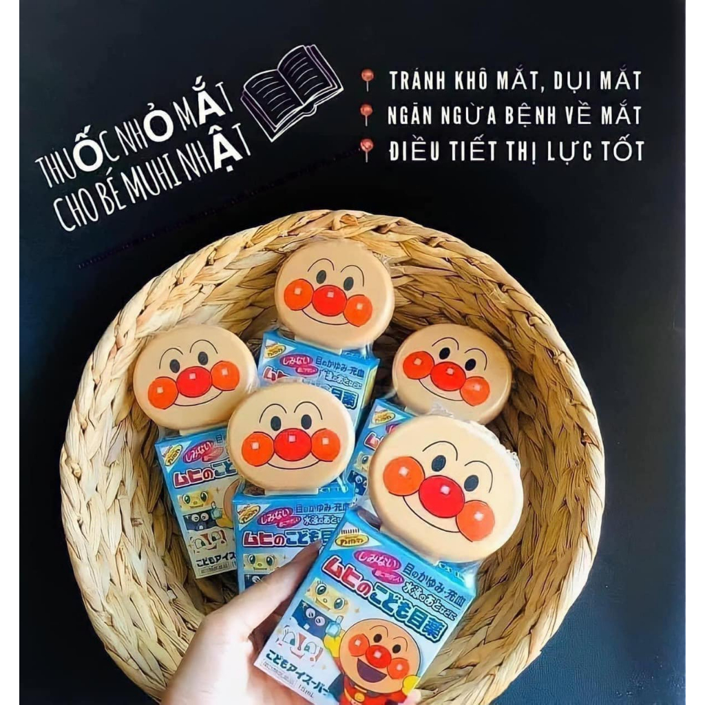 Dung dịch nhỏ mắt Muhi Nhật Bản cho trẻ em (15ml)Tibongstore