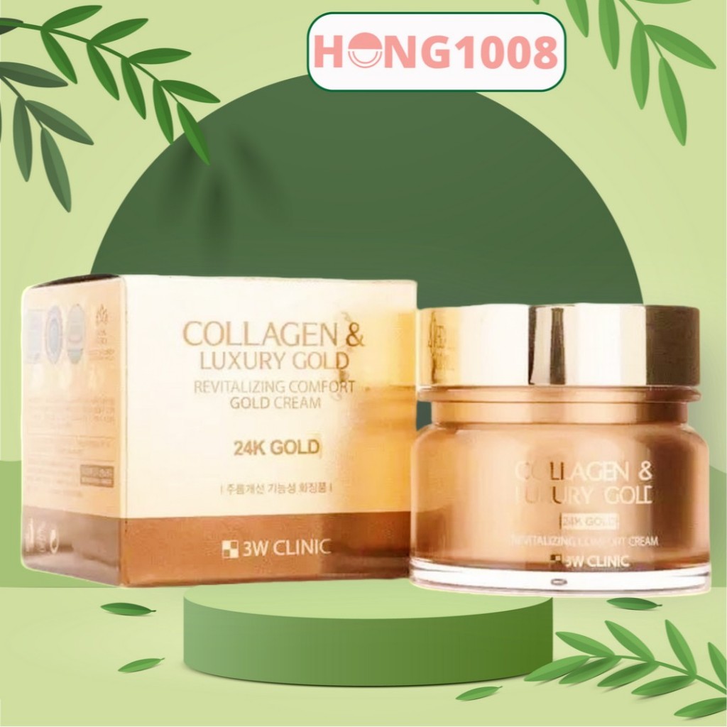 Kem Dưỡng Chống Lão Hóa 3W Clinic Collagen & Luxury Gold Revitalizing ...
