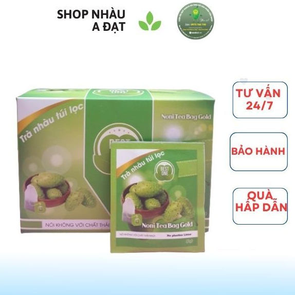 Hộp 20 tép trà nhàu túi lọc BEST ONE sử dụng tiện lợi