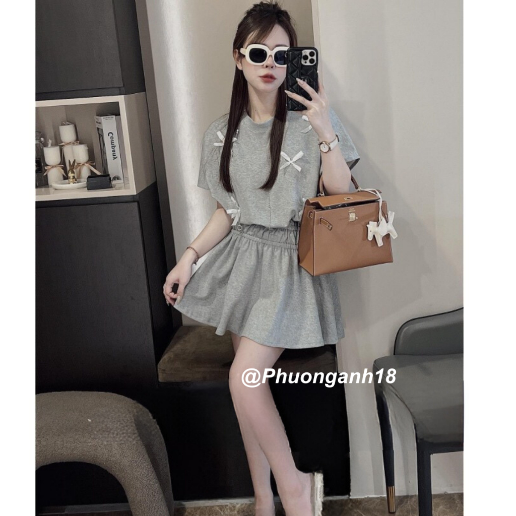 váy công sở,buộc nơ xinh xắn cho các chị em, hàng quảng châu phong cách hàn quốc