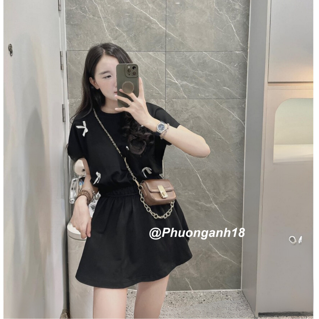 váy công sở,buộc nơ xinh xắn cho các chị em, hàng quảng châu phong cách hàn quốc
