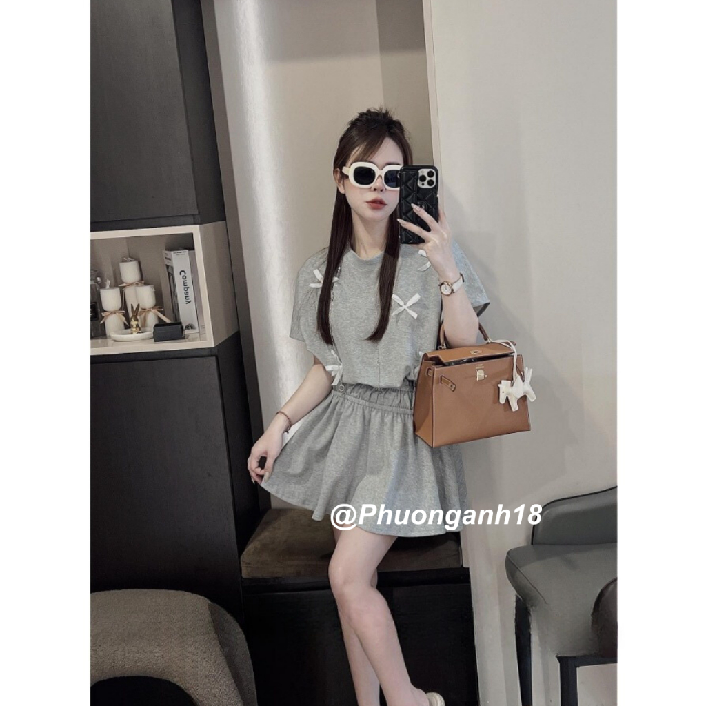 váy công sở,buộc nơ xinh xắn cho các chị em, hàng quảng châu phong cách hàn quốc