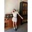 M.H STYLE ORDER phong cách ngọt ngào Bộ đồ dệt kim ngắn tay cổ polo tương phản ~ Bộ hai mảnh váy chữ A xếp li