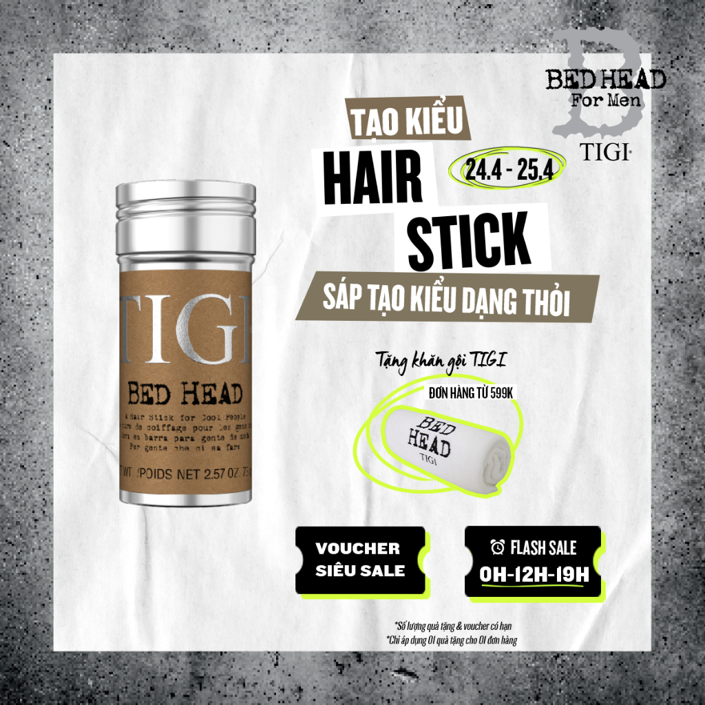 Thỏi sáp tạo hình TIGI Bed Head Hair Stick 2.57 US FL. OZ 73g Shopee Việt Nam