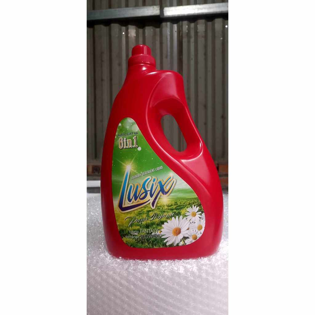 Nước giặt -nước giặt xả 6in 1 lusix hương nắng mai