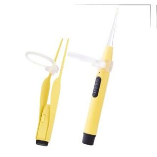 Bộ ráy tai và nhíp T1 có đèn led và 2 kính lúp dùng cho cả người lớn và trẻ em (hộp nhựa full box)