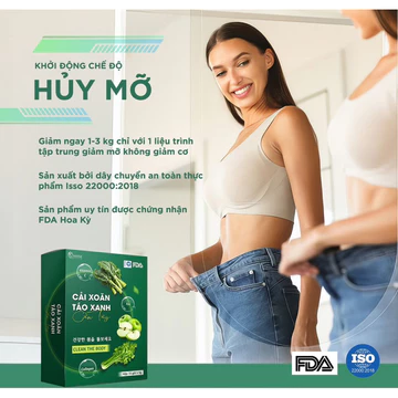 Bột Cần Tây Cải Xoăn Táo Xanh - Giảm Cân, Đẹp Da, Tốt Cho Cơ Thể, Detox Cơ Thể, Bổ Sung Vitamin