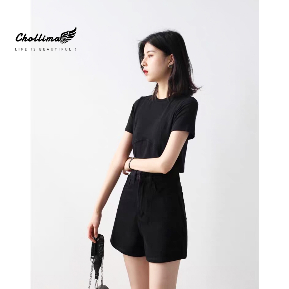 Ảnh Quần short ngố kaki basic Chollima QS025 chất vãi mềm mát dễ phối đồ phong cách trẻ trung năng động 3