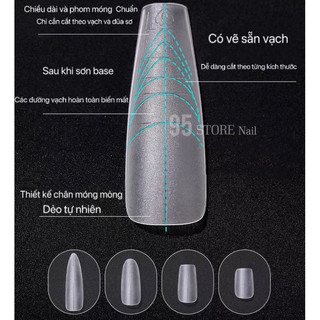 Móng úp chia vạch sẵn tạo nhiều phom MANICURE chính hãng có tem