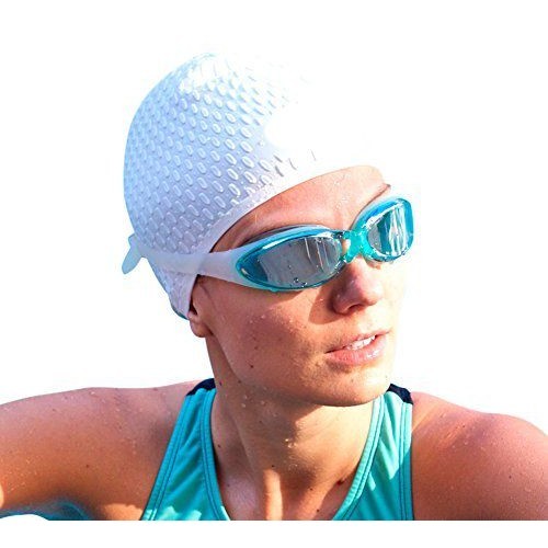 Mũ bơi người lớn SPORTY CA32 nốt sần ngăn nước, chất liệu silicone