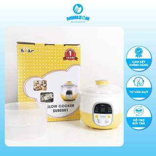 Nồi Nấu Chậm Bear 0.8L, 1.6L – Phiên Bản Quốc Tế – Bảo Hành 18 Tháng