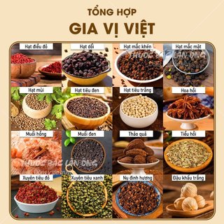 Tiểu hồi khô 100g, hạt tiểu hồi hương, gia vị nấu phở, lẩu cay, tạo mùi hương cho các món ăn