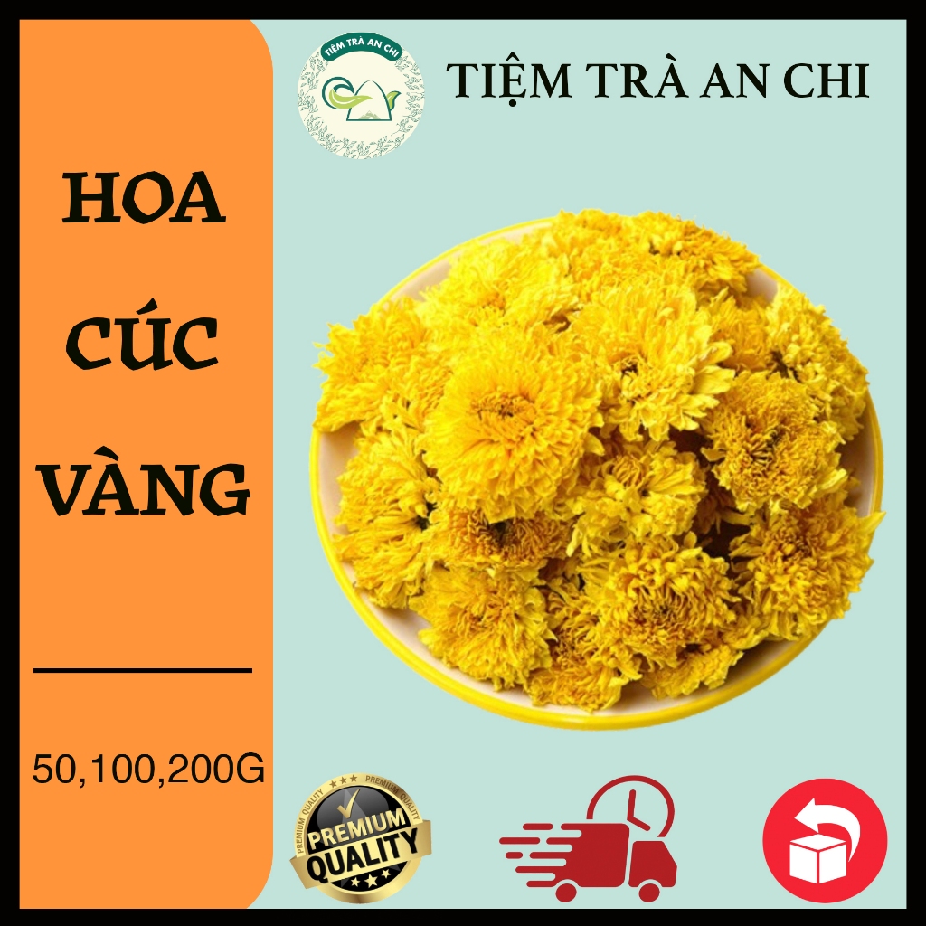 100g Trà Hoa cúc Vàng sấy lạnh thượng hạng giúp an thần, ngủ ngon, dưỡng nhan