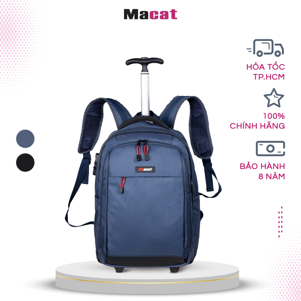 Ảnh Balo Kéo Đa Năng Macat CB7, nhiều ngăn tiện lợi, kết nối đầu sạc USB, chất liệu chống thấm, bền bỉ 1