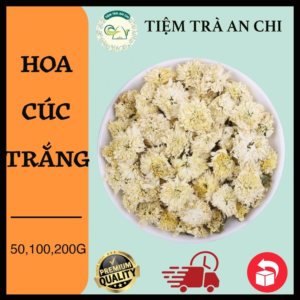 100g Trà hoa Cúc trắng sấy lạnh thượng hạng giúp ngủ ngon, an thần