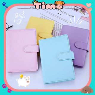 Sổ Tiết Kiệm Đựng Tiền Chi Tiêu Kèm Túi Zip Và Nhãn Dán A6 Timo VPBL24
