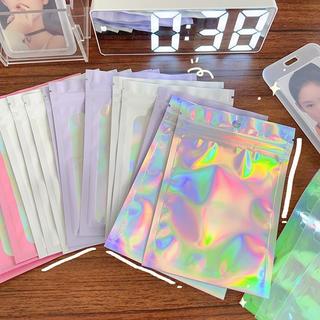 Túi Zip Hologram Nhỏ Mini Trong Suốt Đồ Gói Card Đựng Phụ Kiện Xinh Quà Tặng Timo GQ08