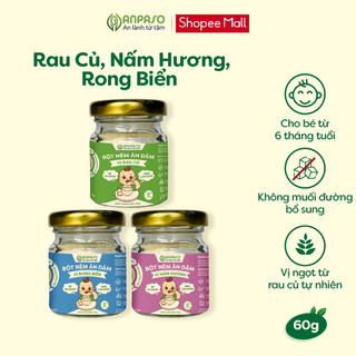 Bột Nêm Không Muối Ăn Dặm Anpaso 60gr Cho Bé 6M+ babyhomevietnam