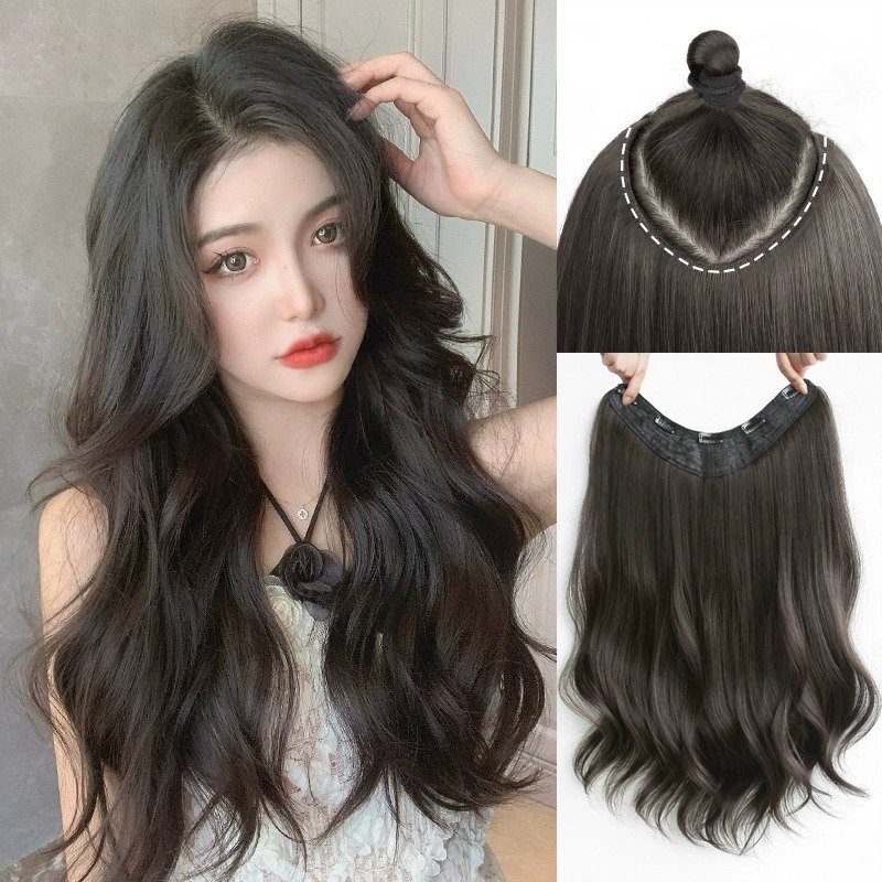 Tóc Giả Kẹp, Tóc giả xoăn sóng lơi nhẹ,độ dài 45 và 55cm