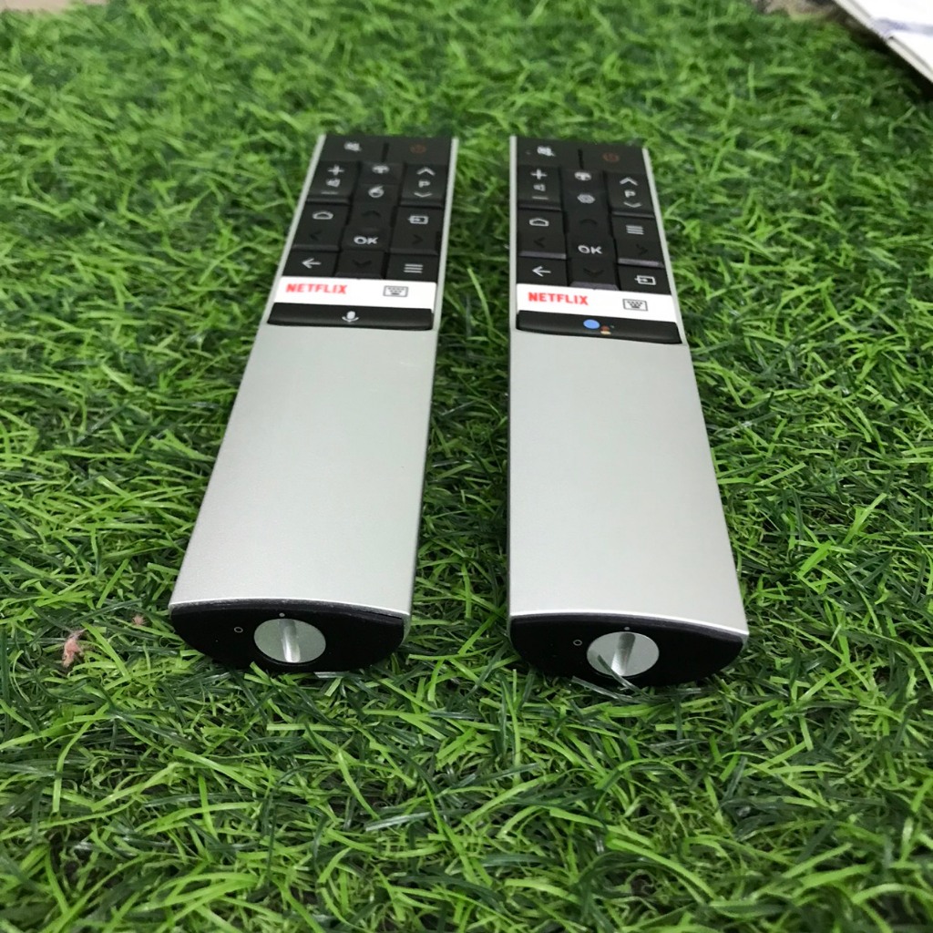 Điều khiển tivi TCL có giọng nói vỏ nhôm hàng Chính hãng theo TV - Tặng kèm pin [Được chọn mẫu]