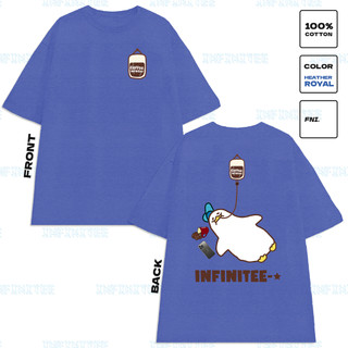 Áo thun INFINITEE Fni24043, Thun 100% Cotton - form rộng Unisex.