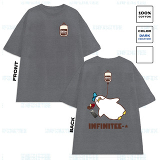 Áo thun INFINITEE Fni24043, Thun 100% Cotton - form rộng Unisex.