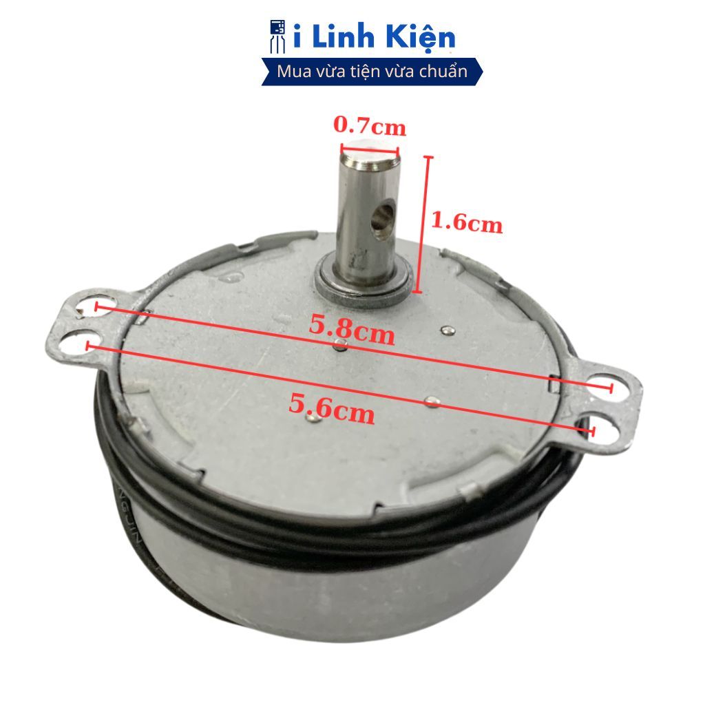 Động cơ điện túp năng quạt chính hãng ilinhkien