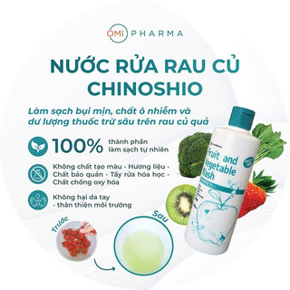 Nước Rửa Rau Quả Chinoshio S Select Nhật Bản (Gói 10ml)