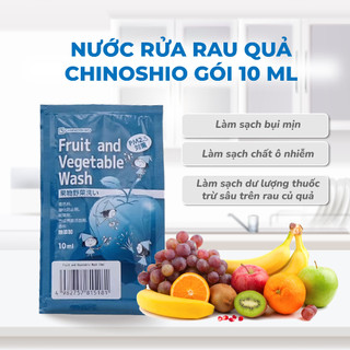 Nước Rửa Rau Quả Chinoshio S Select Nhật Bản (Gói 10ml)