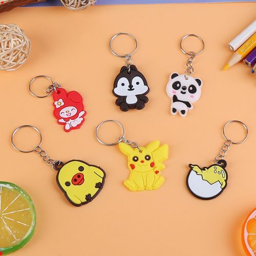 1 chiếc móc khóa silicon cute