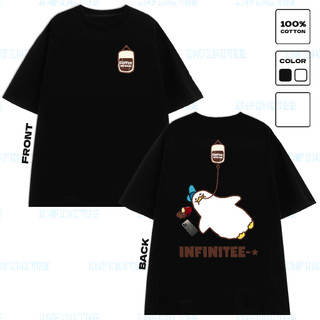 Áo thun INFINITEE Fni24043, Thun 100% Cotton - form rộng Unisex.