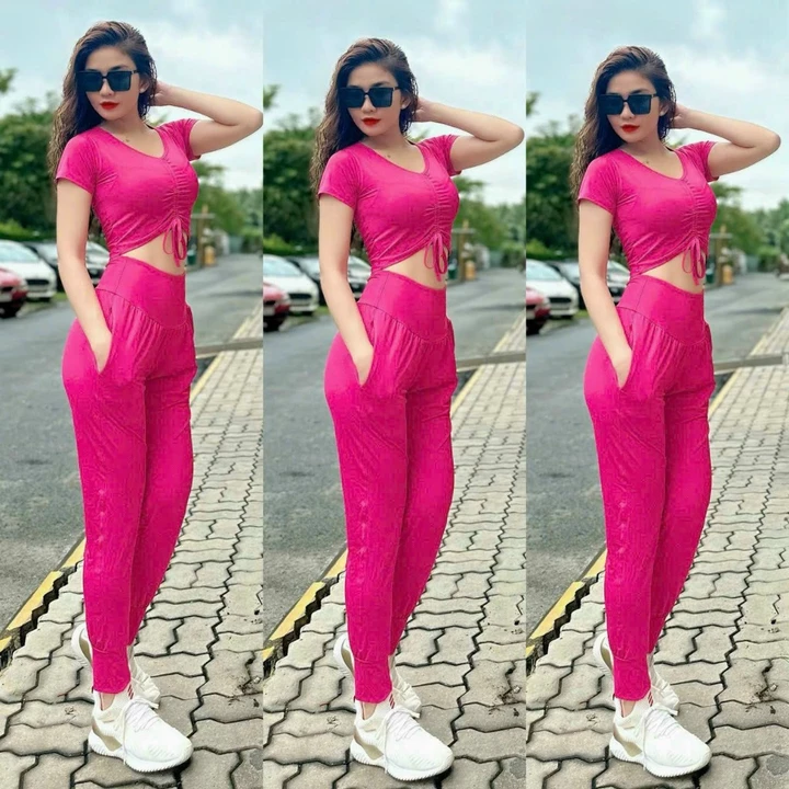 Bộ Đồ Thể Thao Nữ Quần Dài Áo Croptop Rút Dây - Đồ Tập Gym Nữ Đồ Tập Yoga Nữ Co Giãn 4 Chiều Thoáng Khí