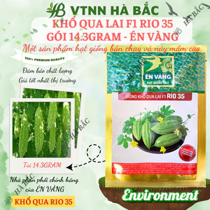 Khổ Qua Lai F1 Rio 35 Gói 2.3gram (15 Hạt) - Én Vàng, Hạt Giống Nảy Mầm Tốt, Năng Suất Cao, Trông Quanh Năm