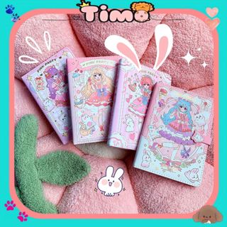 Sổ Xinh A5 Ghi Chép Viết Tay Nhật Ký Hoạ Tiết Cute Bìa Mềm Timo VPS35