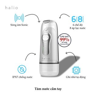 Máy tăm nước cầm tay 6 chế độ Halio Professional Cordless Oral Irrigator - Bảo hành 24 tháng
