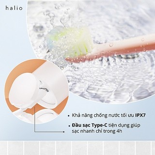 Bàn chải điện Halio Sonic SmartClean Electric Toothbrush - Bảo hành chính hãng 24 tháng