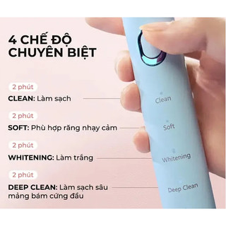 Bàn chải điện Halio Sonic SmartClean Electric Toothbrush - Bảo hành chính hãng 24 tháng