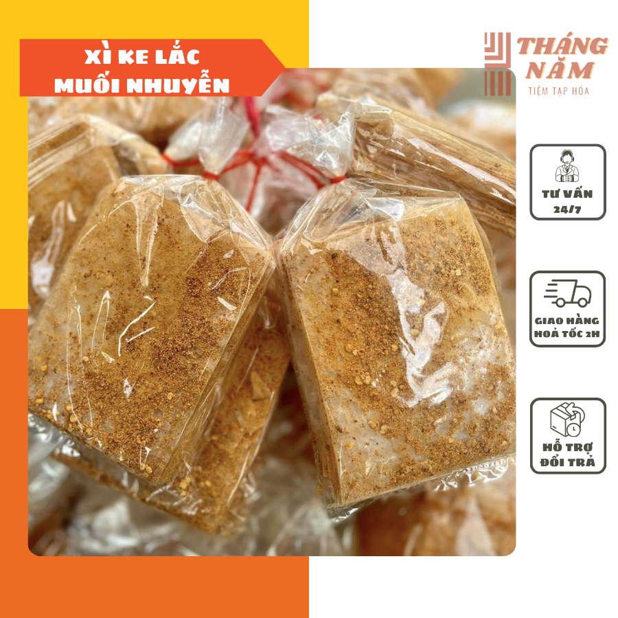 Bánh tráng lắc muối nhuyễn bịch nhỏ 34g, muối lắc thơm ngon – Tiệm tạp hoá tháng năm