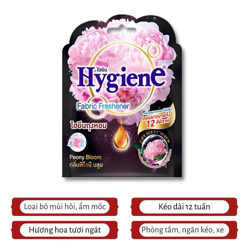 Túi Thơm Hygiene, túi thơm để tủ quần áo, túi thơm phòng 8g