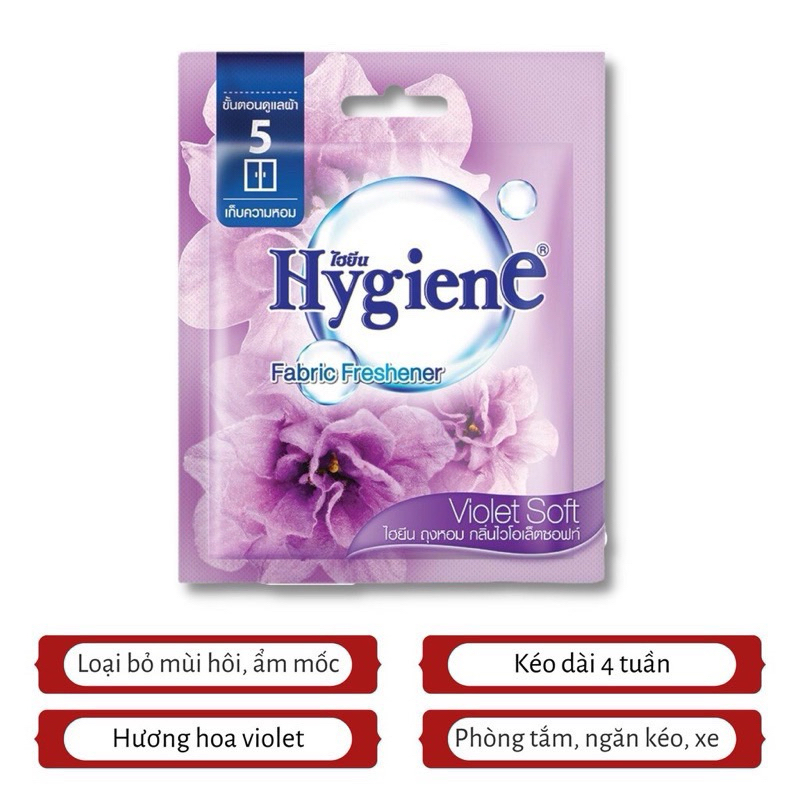 Túi Thơm Hygiene, túi thơm để tủ quần áo, túi thơm phòng 8g