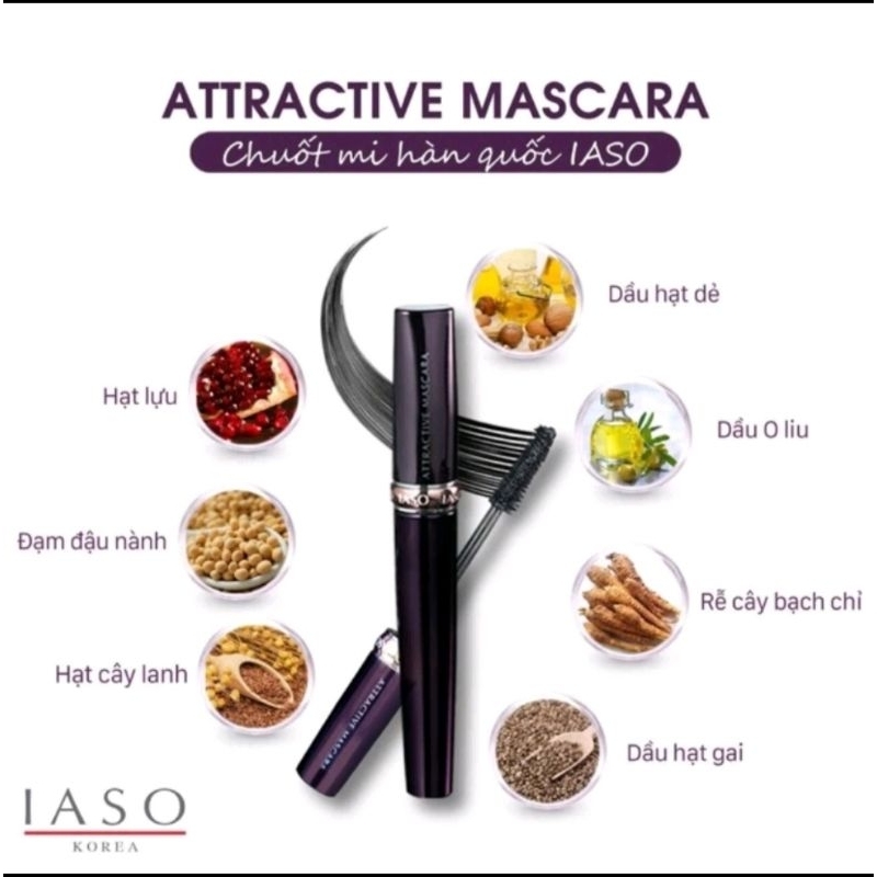 Product image Mascara làm dày và cong mi IASO