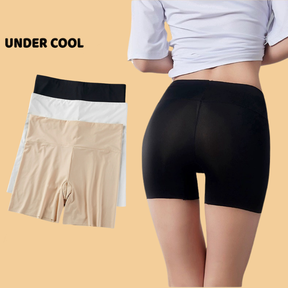 Quần Mặc Váy Đúc Su Cạp Cao UNDERCOOL Tôn dáng Trơn -Thoáng Mát QLD07