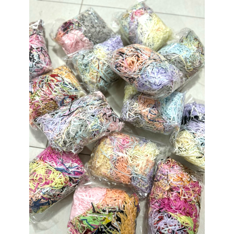 Giấy rơm giấy vụn lót hộp quà 50g