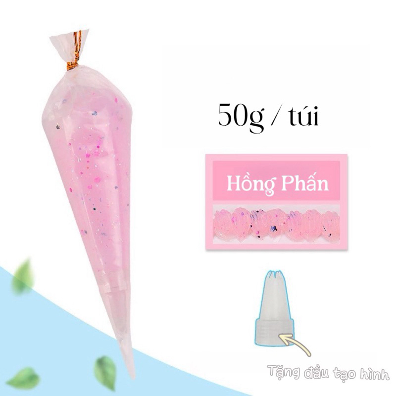 KEO TÚI TRONG KIM TUYẾN LẤP LÁNH ÁNH KIM SA 50G