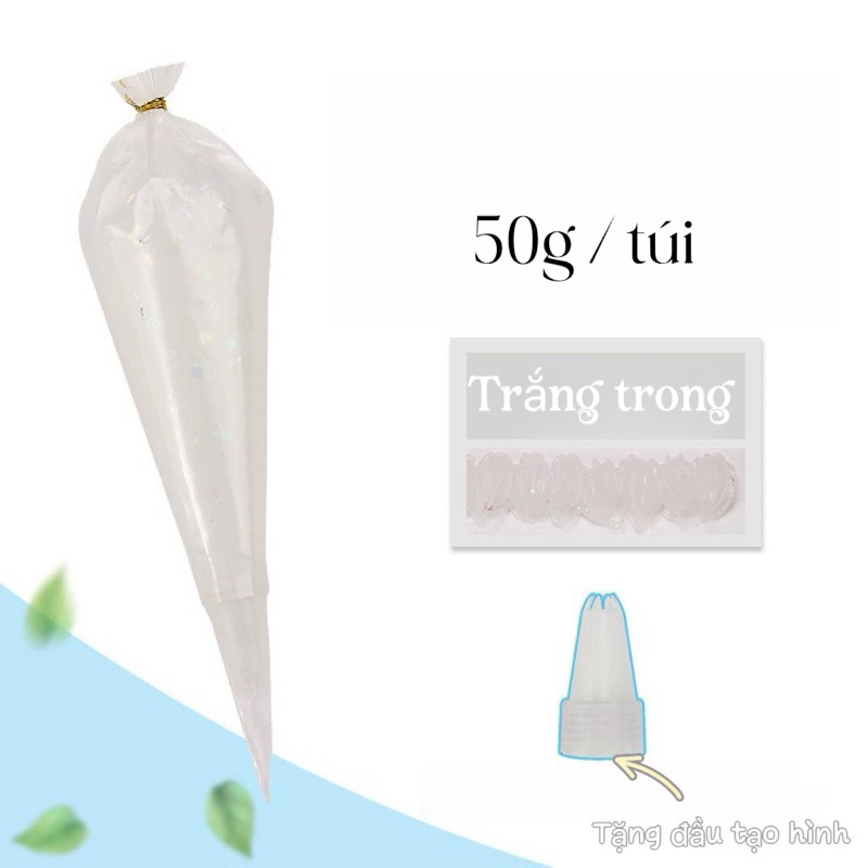 KEO TÚI TRONG KIM TUYẾN LẤP LÁNH ÁNH KIM SA 50G