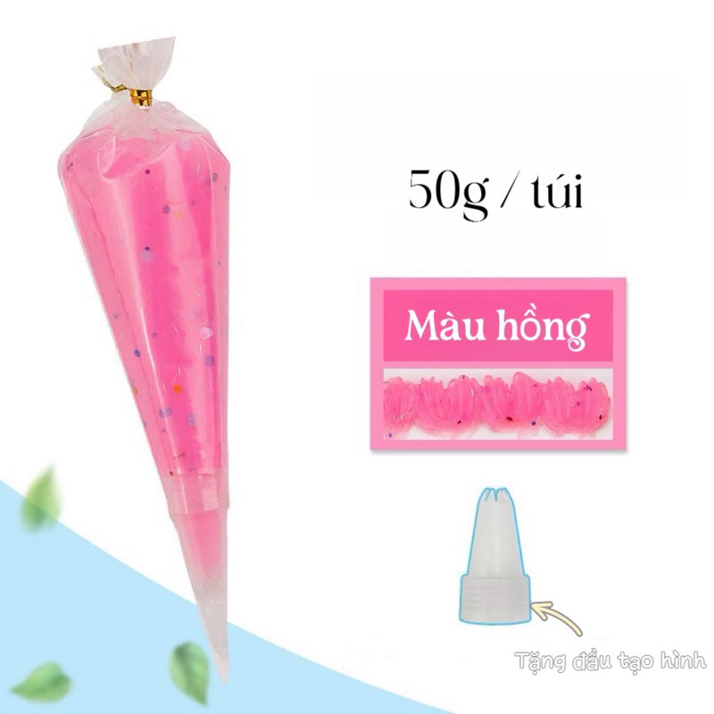 KEO TÚI TRONG KIM TUYẾN LẤP LÁNH ÁNH KIM SA 50G